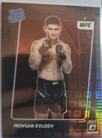 Movsar Evloev 2022 Panini Donruss Optic UFC Base #112 Black Pandora