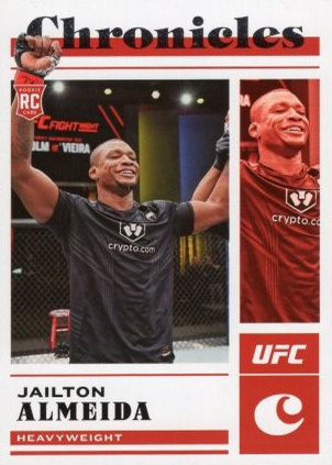 Jailton Almeida 2023 Panini Chronicles UFC Base Chronicles #88 Platinum