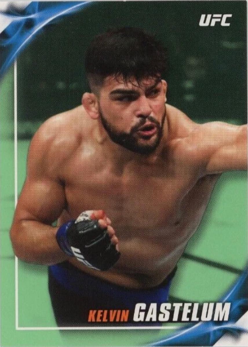 Kelvin Gastelum 2019 Topps UFC Knockout Base #79 Green