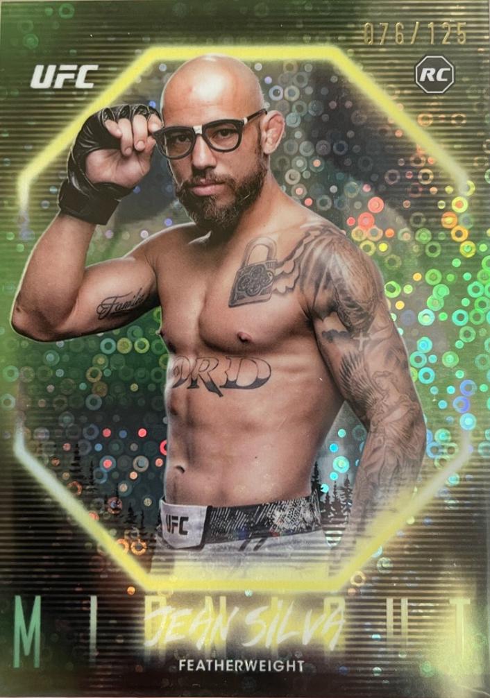 Jean Silva 2025 Topps Midnight UFC Base #18 Morning