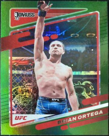 Brian Ortega 2022 Panini Donruss UFC Base #45 Green