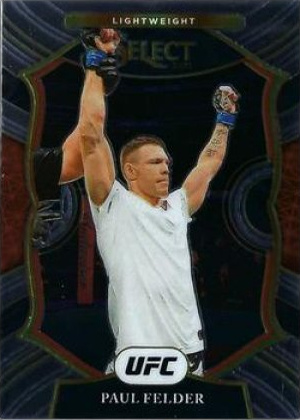 Paul Felder 2021 Panini Select UFC Concourse #59 Black Disco