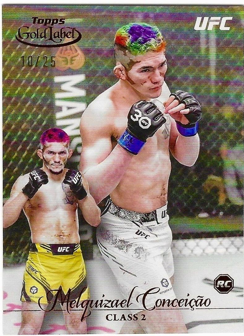 Melquizael Conceição 2024 Topps Gold Label UFC Base Class II #61 Black