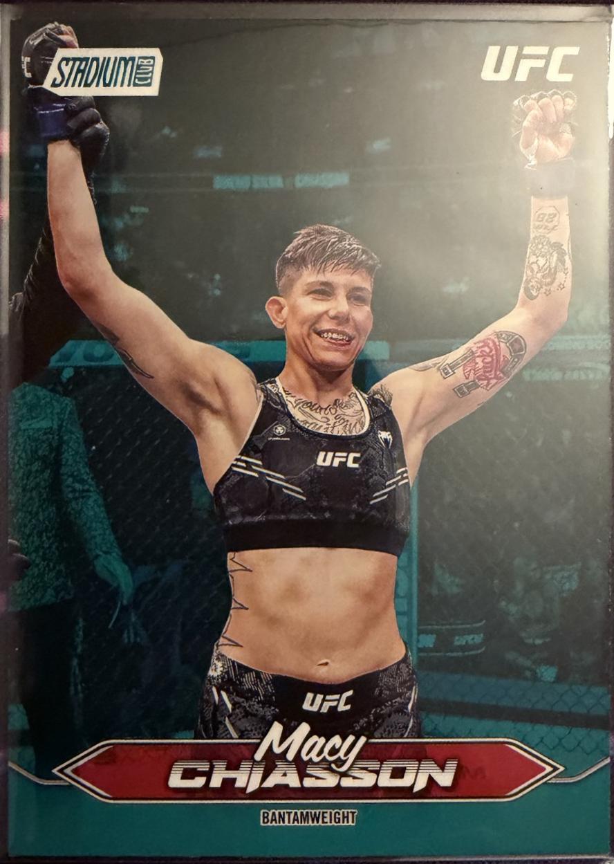 Macy Chiasson 2025 Topps Stadium Club UFC Base #28 Teal