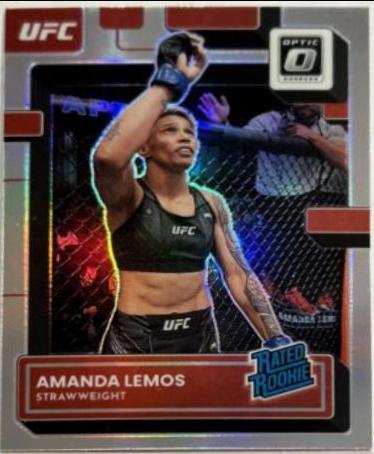 Amanda Lemos 2023 Panini Donruss Optic UFC Base #128 Holo