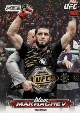 Islam Makhachev 2025 Topps Stadium Club UFC Base #1 Gold