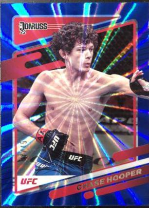 Chase Hooper 2022 Panini Donruss UFC Base #186 Blue