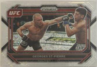Georges St-Pierre 2023 Panini Prizm UFC Base #32 White Sparkle