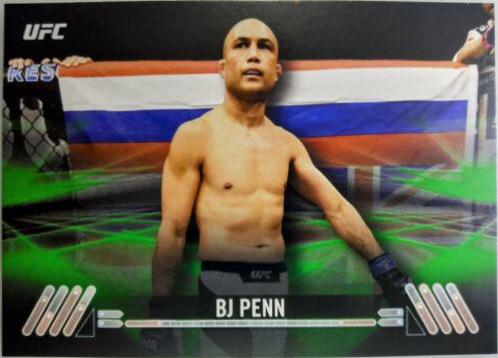 BJ Penn 2017 Topps UFC Knockout Base #13 Green