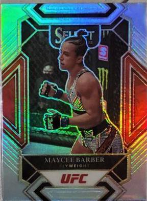 Maycee Barber 2022 Panini Select UFC Mezzanine #395 Black