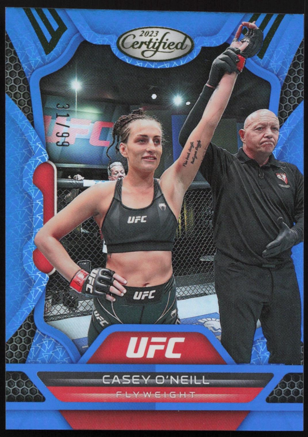 Casey O'Neill 2023 Panini Chronicles UFC Base Certified #231 Blue