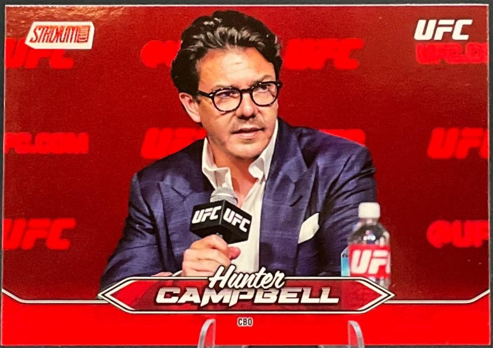 Hunter Campbell 2025 Topps Stadium Club UFC Base #167 Red
