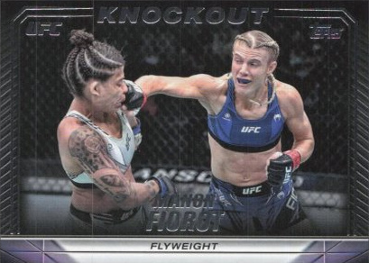 Manon Fiorot 2024 Topps Knockout UFC Base #8 Gold
