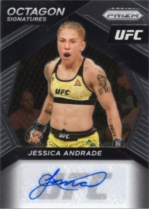 Jessica Andrade 2021 Panini Prizm UFC Octagon Signatures #15 Black