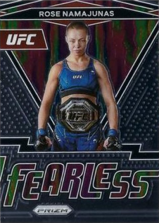 Rose Namajunas 2022 Panini Prizm UFC Fearless #14 Silver