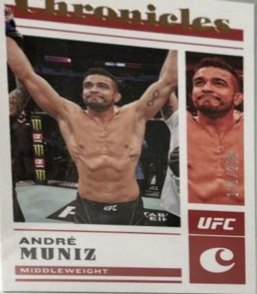 Andre Muniz 2023 Panini Chronicles UFC Base XR #288 Bronze