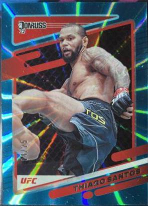 Thiago Santos 2022 Panini Donruss UFC Base #88 Teal
