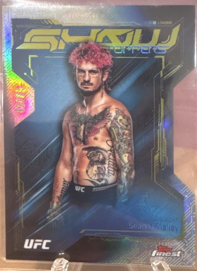 Sean O'Malley 2025 Topps Finest UFC Showstoppers #SS-18 Die-Cut Refractor