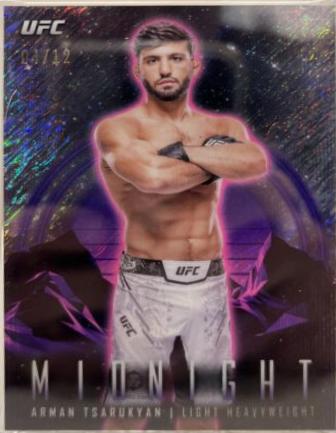 Arman Tsarukyan 2024 Topps Midnight UFC Base #98 Midnight