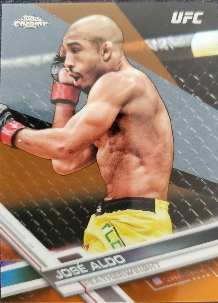 José Aldo 2017 Topps Chrome UFC Base #2 Orange