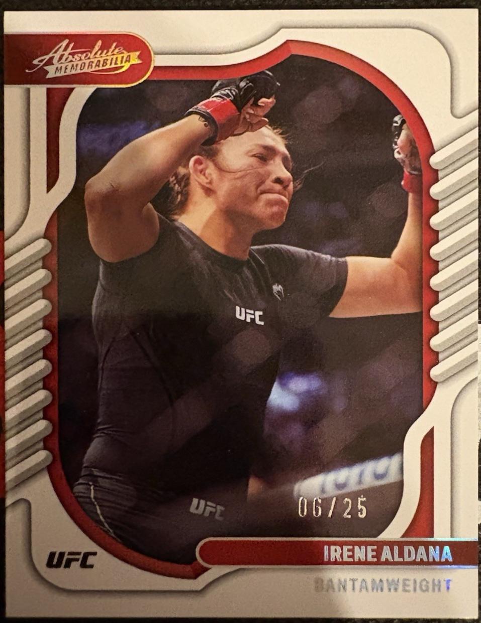 Irene Aldana 2023 Panini Chronicles UFC Base Absolute #130 Silver
