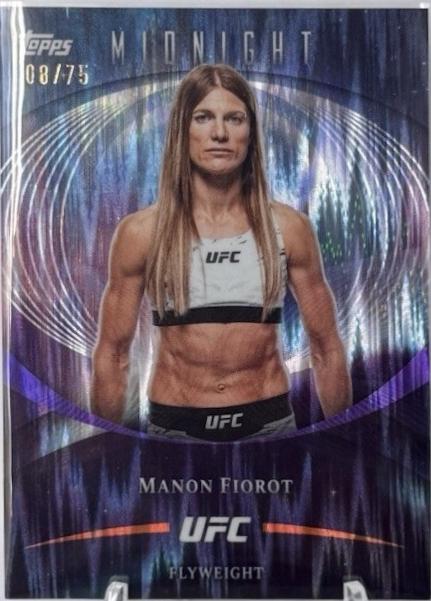 Manon Fiorot 2026 Topps Midnight UFC Base #52 Dusk
