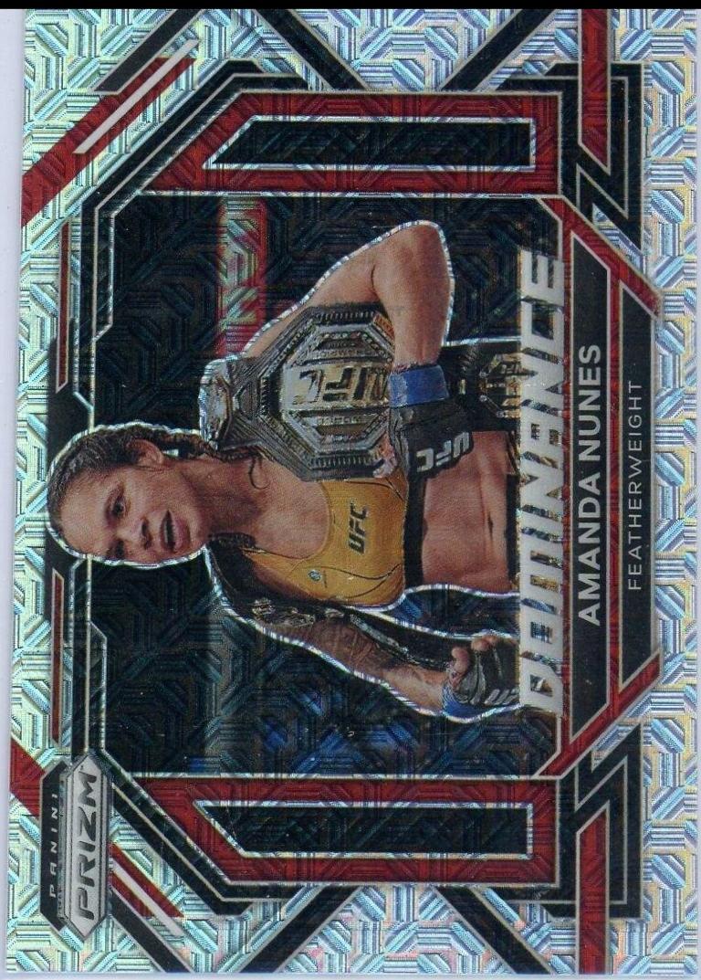 Amanda Nunes 2023 Panini Prizm UFC Dominance #7 Mojo