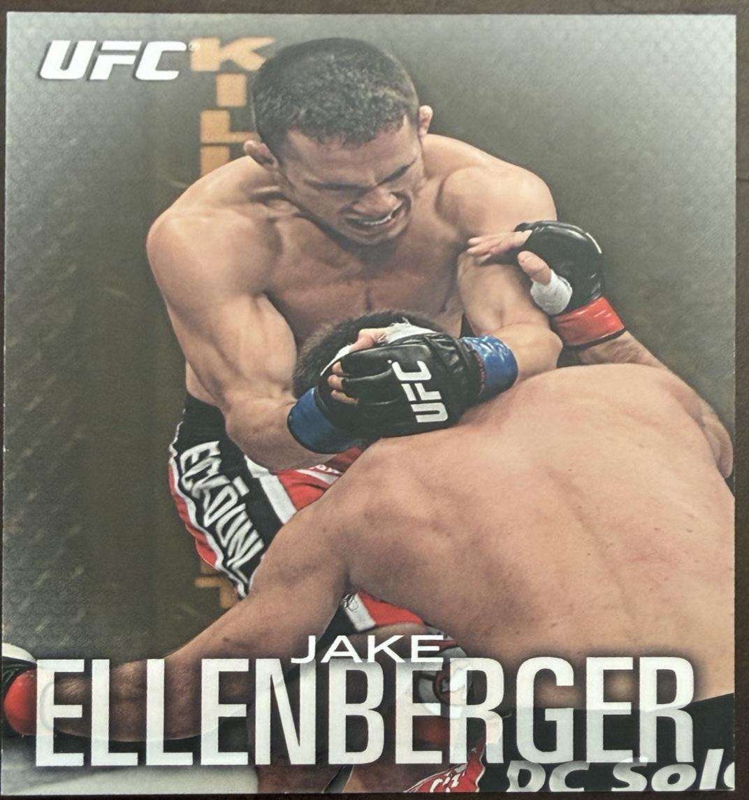 Jake Ellenberger 2012 Topps UFC Knockout Base #17 Gold