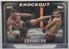 Colby Covington 2024 Topps Knockout UFC Base #88 Holo Silver