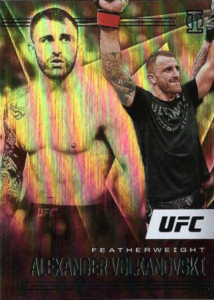Alexander Volkanovski 2021 Panini Chronicles UFC Base Illusions #161 Platinum