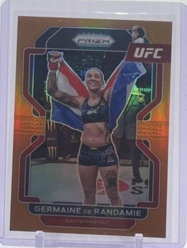 Germaine de Randamie 2022 Panini Prizm UFC Base #173 Orange