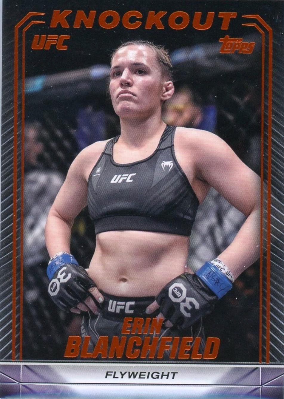 Erin Blanchfield 2024 Topps Knockout UFC Base #85 Orange