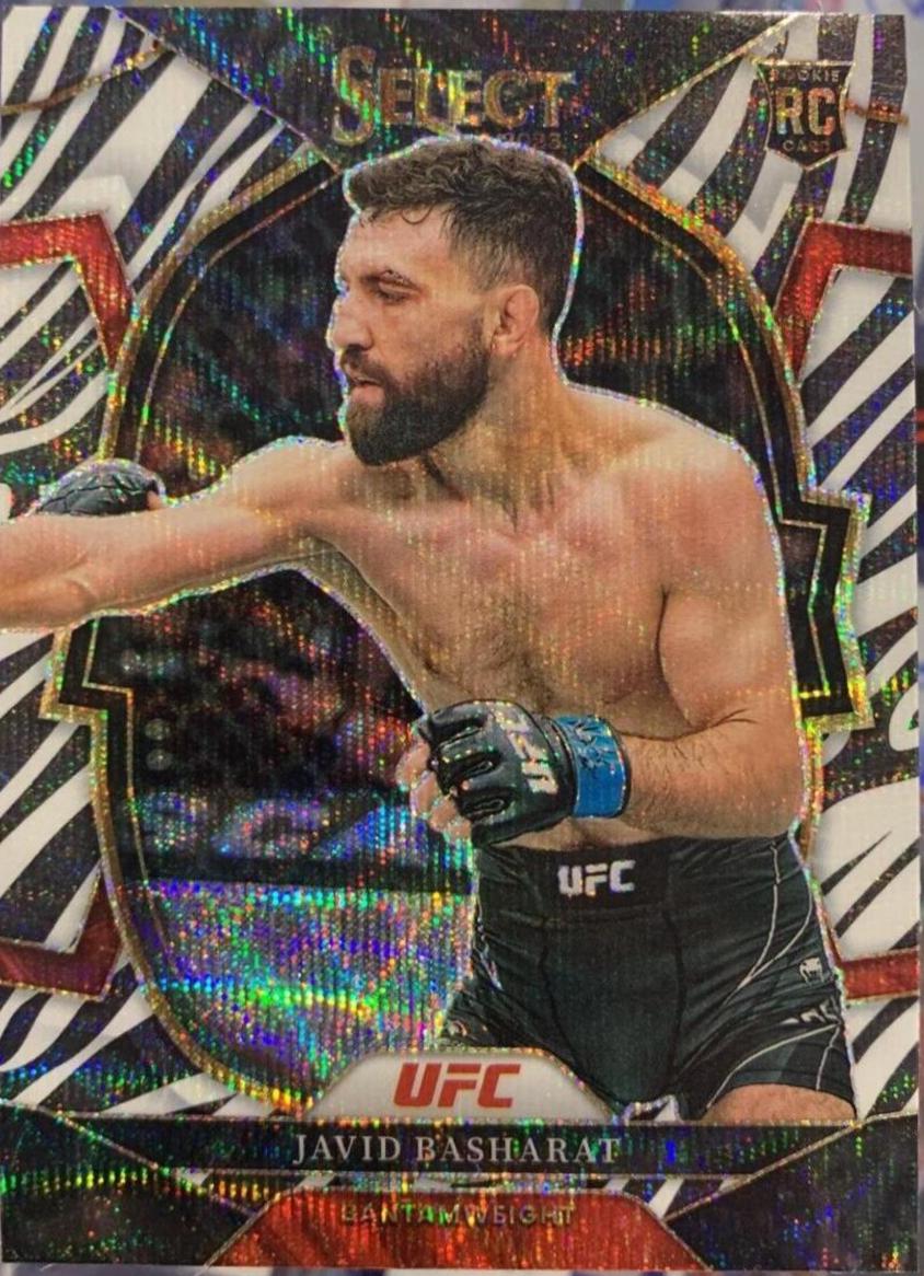 Javid Basharat 2023 Panini Select UFC Concourse #26 Zebra