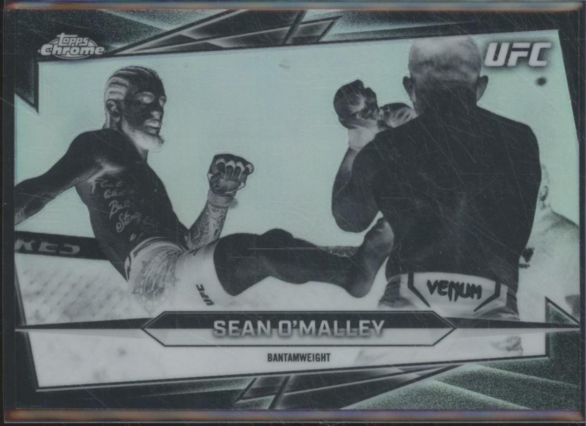 Sean O'Malley 2026 Topps Chrome UFC Base #200 Negative Refractor