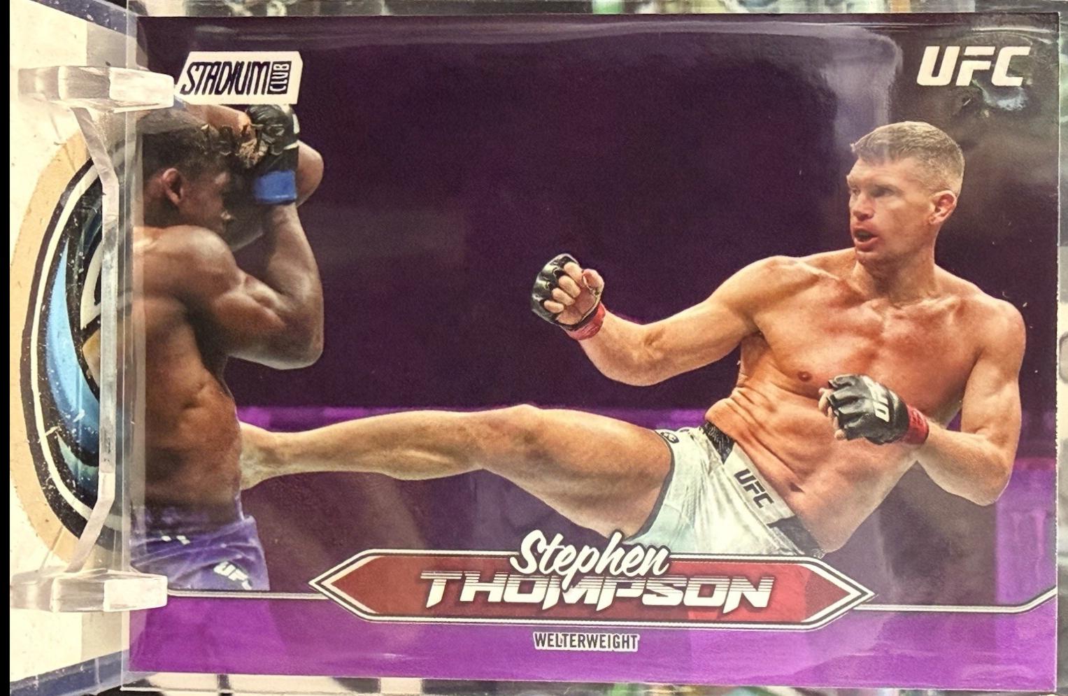 Stephen Thompson 2025 Topps Stadium Club UFC Base #37 Purple