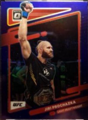 Jiri Prochazka 2022 Panini Donruss Optic UFC Base #86 Purple