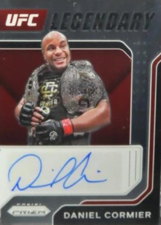 Daniel Cormier 2022 Panini Prizm UFC Legendary Signatures #18 Black