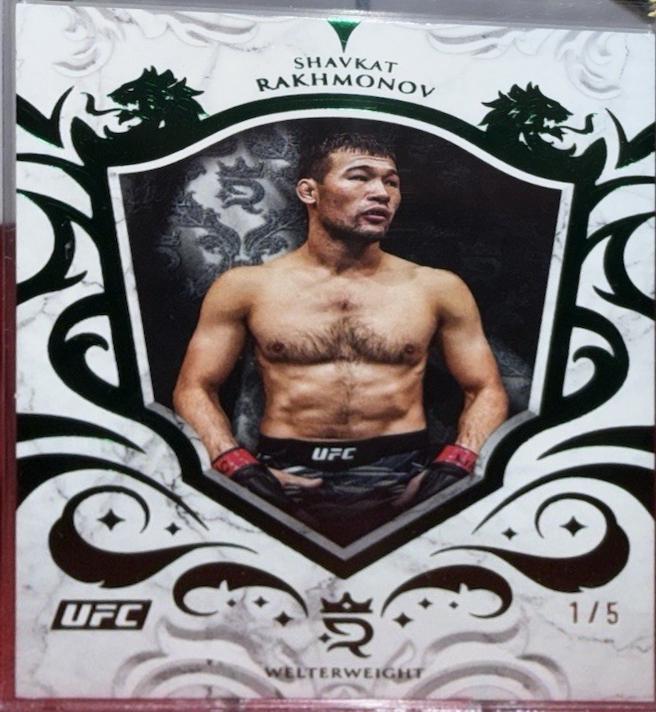 Shavkat Rakhmonov 2025 Topps Royalty UFC Base #98 Green