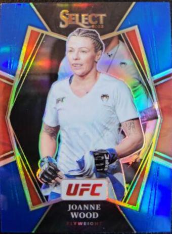 Joanne Wood 2022 Panini Select UFC Premier Level #156 Blue