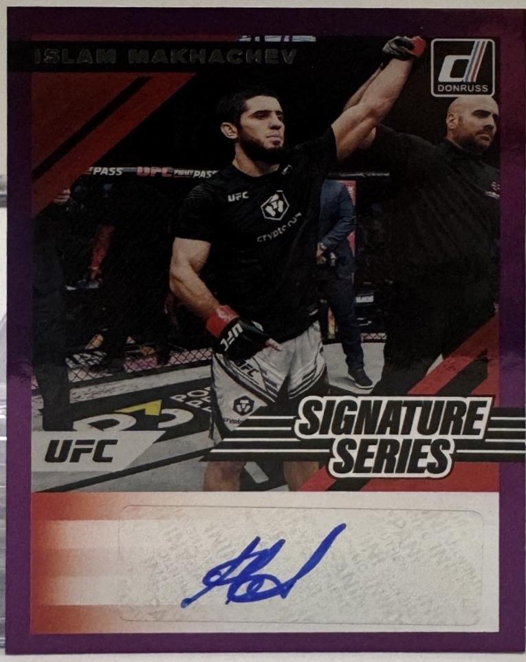 Islam Makhachev 2022 Panini Donruss UFC Signature Series #2 Purple
