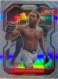 Jared Cannonier 2021 Panini Prizm UFC Base #44 Silver
