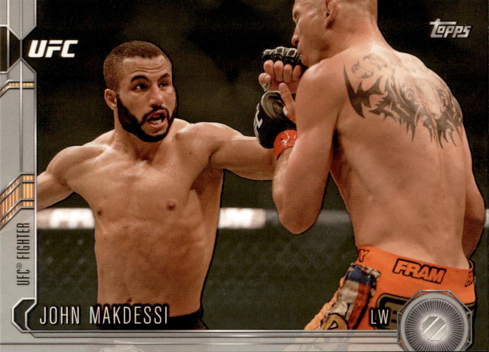 John Makdessi 2015 Topps UFC Chronicles Base #111 Silver