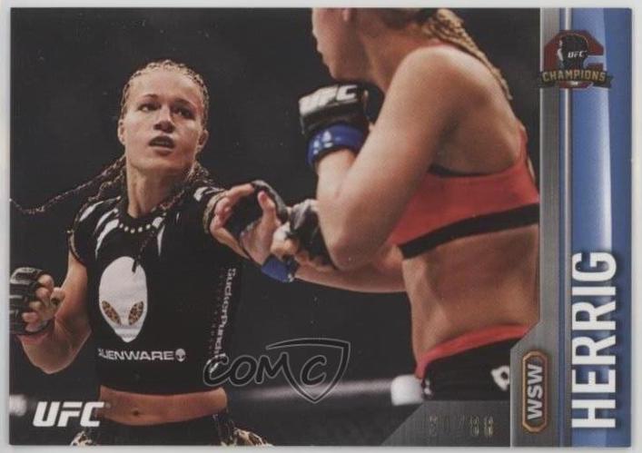 Felice Herrig 2015 Topps UFC Champions Base #12 Blue