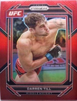 Darren Till 2023 Panini Prizm UFC Base #155 Red