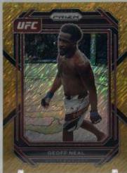 Geoff Neal 2023 Panini Prizm UFC Base #127 Gold Shimmer