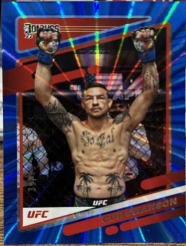 Cub Swanson 2022 Panini Donruss UFC Base #159 Blue