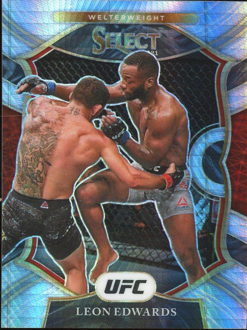 Leon Edwards 2021 Panini Select UFC Concourse #67 Lucky Envelopes