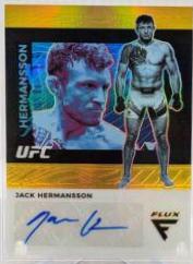Jack Hermansson 2022 Panini Chronicles UFC Flux Auto #17 Black