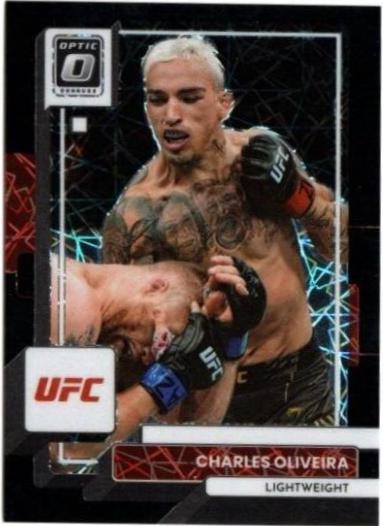 Charles Oliveira 2023 Panini Donruss Optic UFC Base #51 Black Velocity