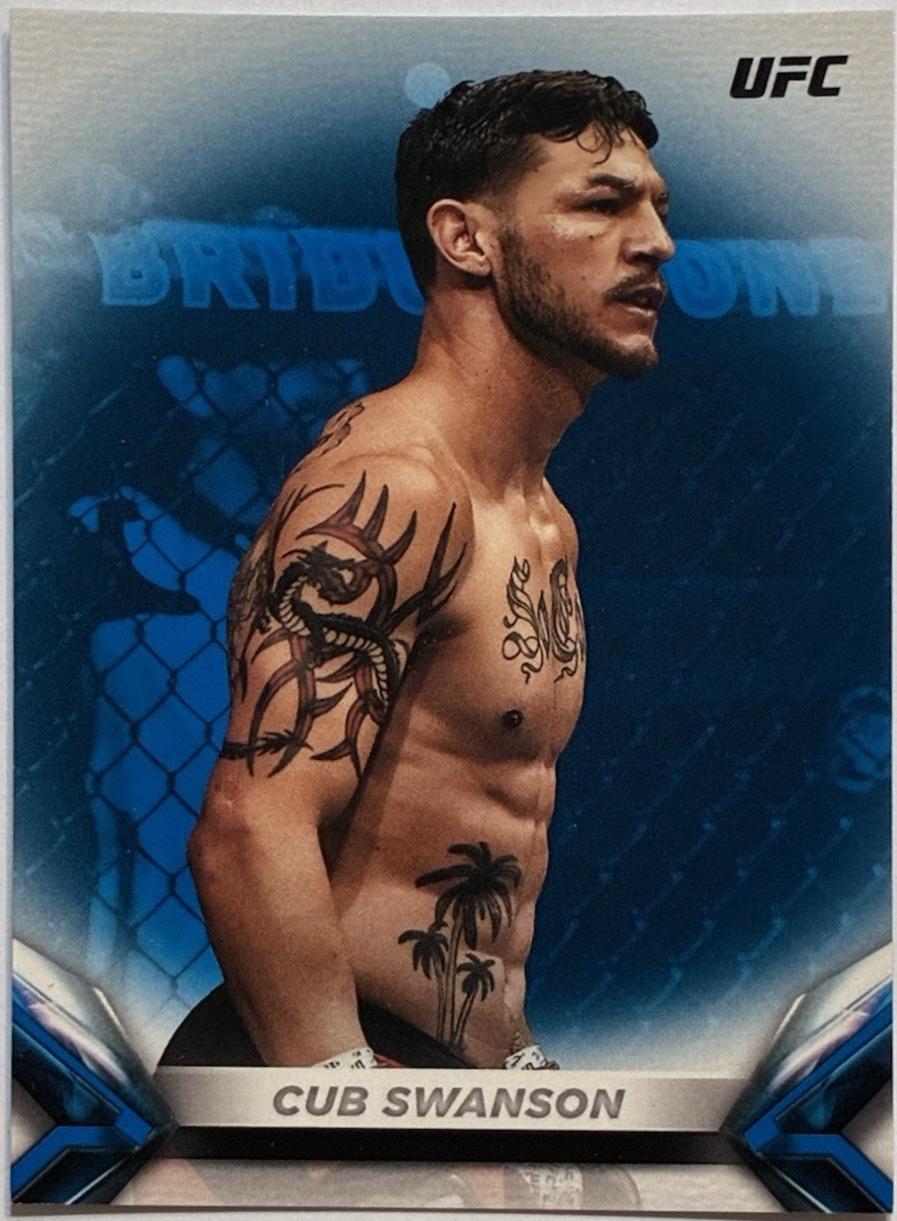 Cub Swanson 2018 Topps UFC Knockout Base #46 Blue